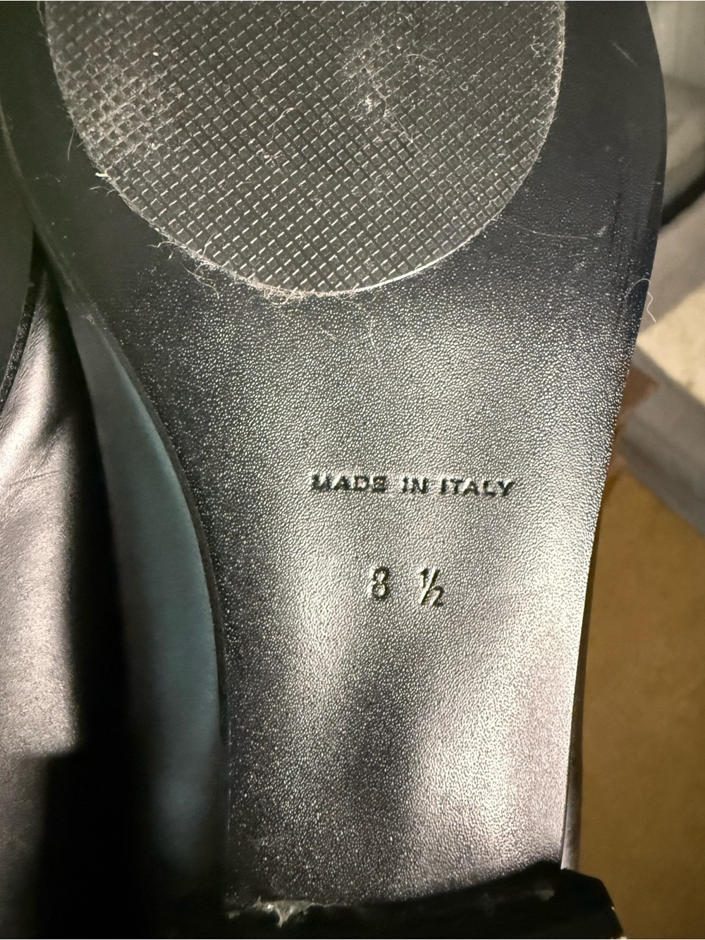 Everlane Black Pointed Leather Flats - Picture 5 of 5